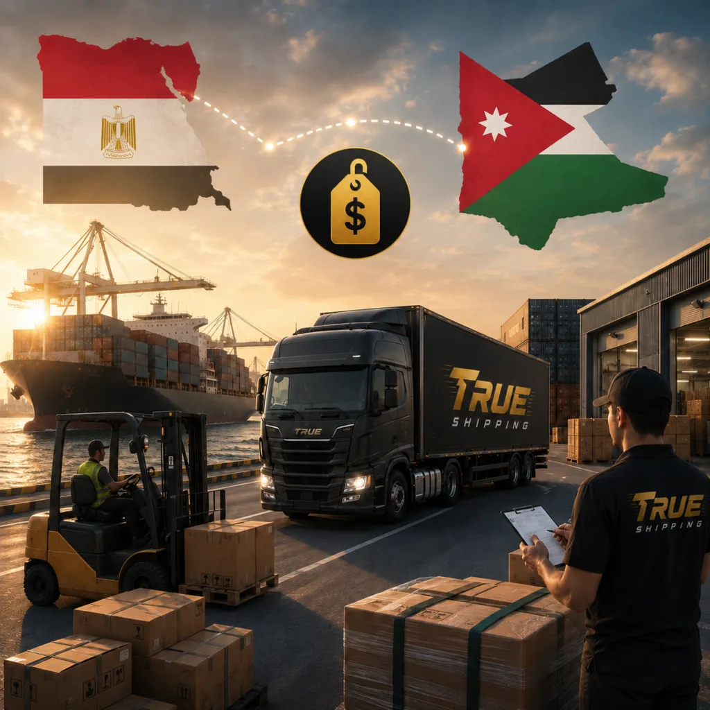 شحن إلى السعودية من مصر