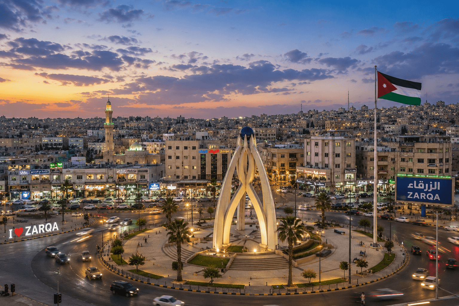 شحن من مصر للاردن الزرقاء