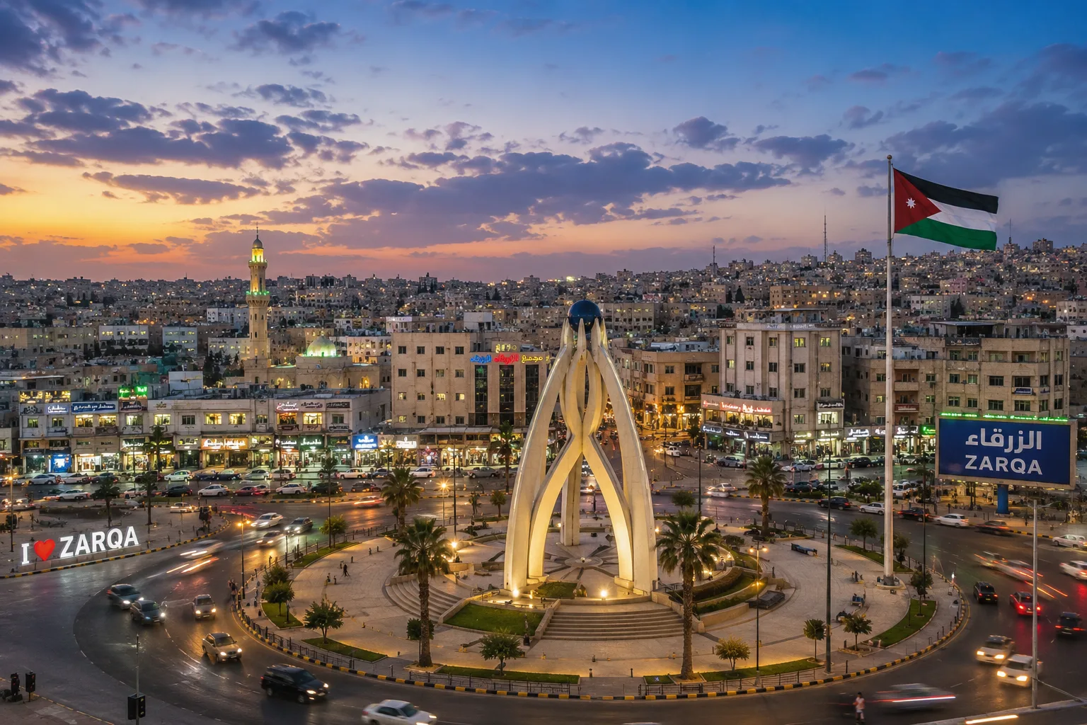 شحن من مصر للاردن الزرقاء